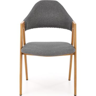 Milo Стул обеденный с подлокотниками, Ash grey (13814)